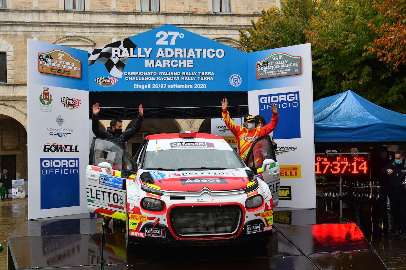 Andreucci e Pinelli all'arrivo 2020